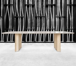 mesa contemporánea