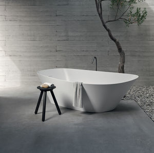 bañera ovalada