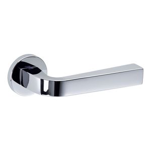 manilla de puerta / de metal / contemporánea