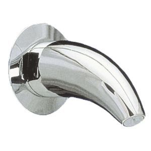 caño para lavabo de latón cromado