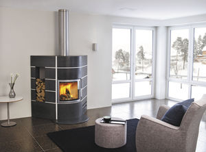 chimenea de leña