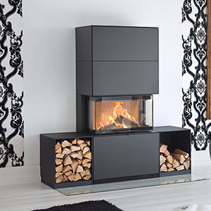 chimenea de leña