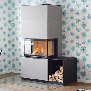 chimenea de leña