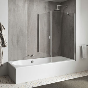 mampara de bañera fija
