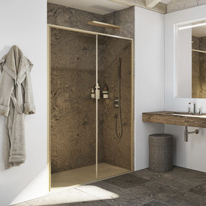 cabina de ducha de vidrio templado