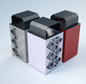 cubo de basura público