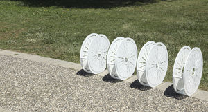 aparcabicis de suelo