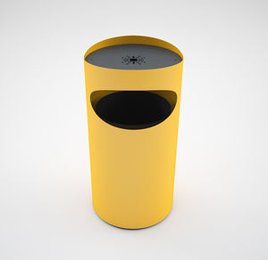 cubo de basura público