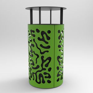cubo de basura público