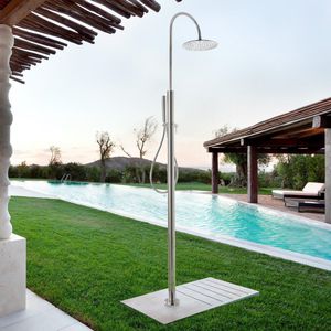 ducha de exterior de acero inoxidable