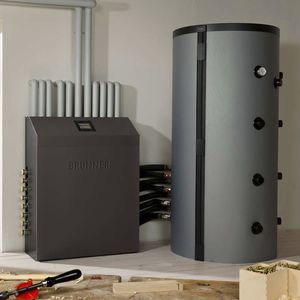 regulador de calefacción sobre mueble