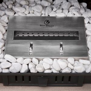 quemador de bioetanol rectangular