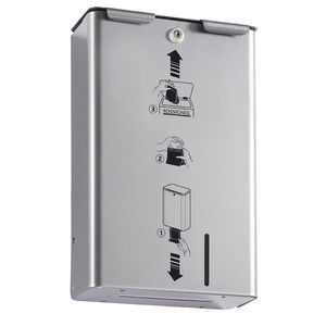 dispensador de bolsas higiénicas de pared