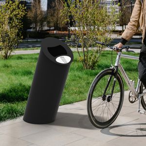 cubo de basura público