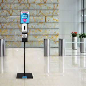 dispensador de gel hidroalcohólico de suelo