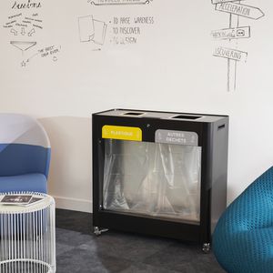 cubo de basura público