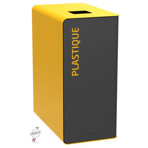 cubo de basura público