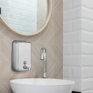 dispensador de jabón para baño público