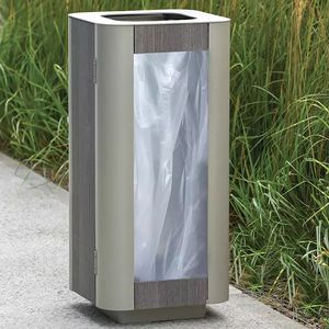 soporte de bolsa de basura público