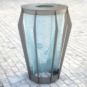 soporte de bolsa de basura público