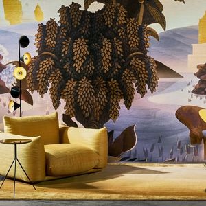 papel pintado oriental