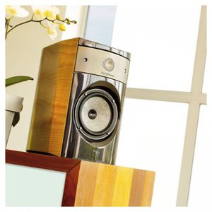 altavoz de estantes