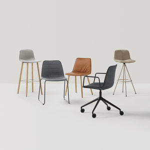 silla de trabajo de cuero
