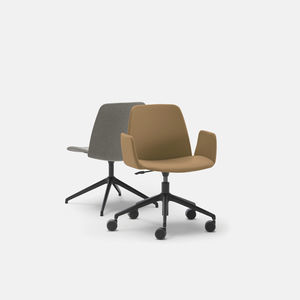 silla de trabajo de cuero