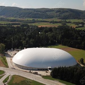 estructura hinchable para campo deportivo