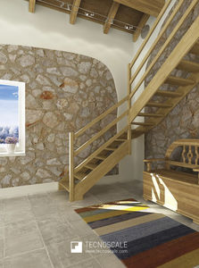 escalera recta