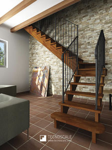escalera en L