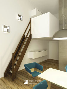 escalera recta