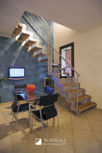 escalera en L