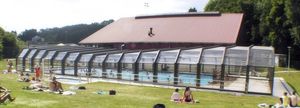cubierta para piscina alta