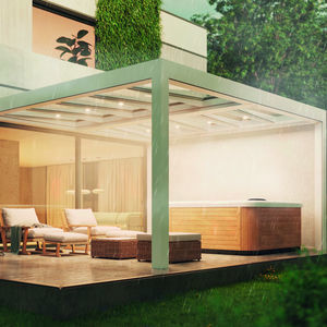 pérgola adosada