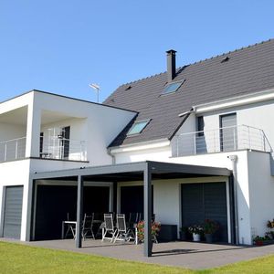 pérgola adosada
