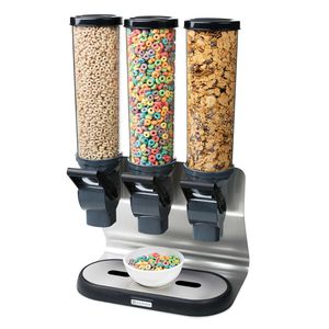 dispensador de alimentos secos en encimera