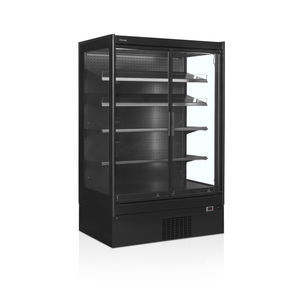 vitrina refrigerada de estantes