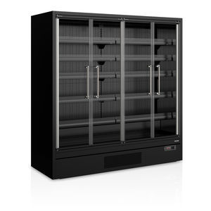 vitrina refrigerada de estantes
