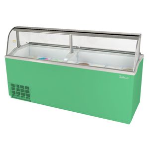 vitrina refrigerada de isla