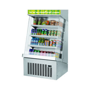 vitrina refrigerada de estantes