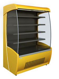 vitrina refrigerada de estantes