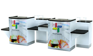 caja de salida para supermercado