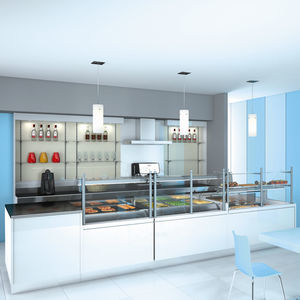 vitrina refrigerada mostrador