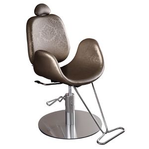 sillón de maquillaje de cuero artificial