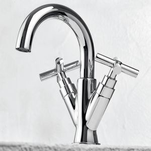 grifo bimando para lavabo