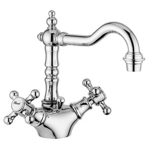 grifo bimando para lavabo