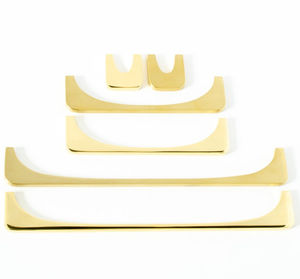 tirador para mueble de latón pulido