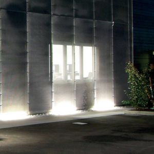 luminaria empotrable de suelo
