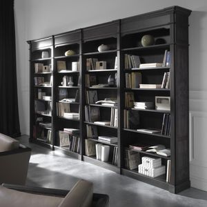 biblioteca clásica / para oficina / de madera / de vidrio